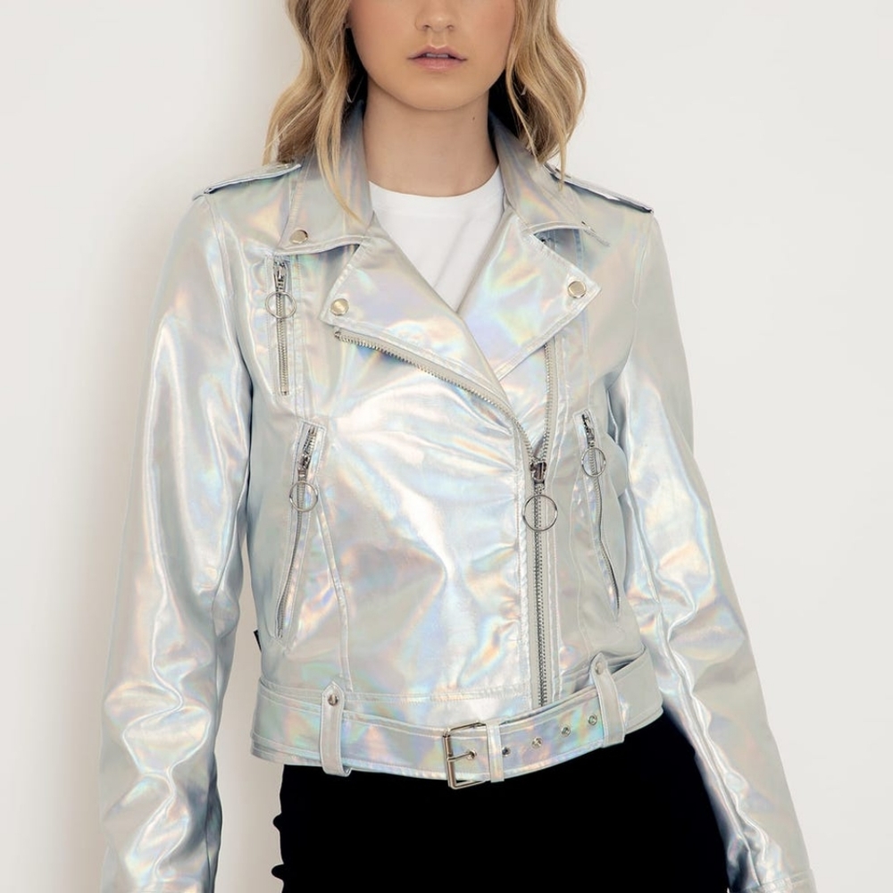 FORCE FIELD HOLOGRAPHIC MOTO JACKET - LIMITED